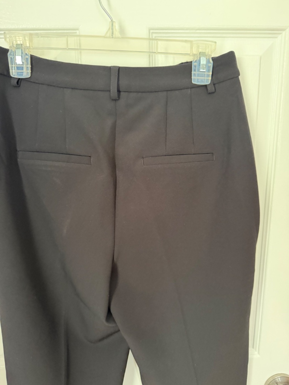 EXPRESS Editor Super High Rise Straight Ankle Pants - Picture 4 of 8